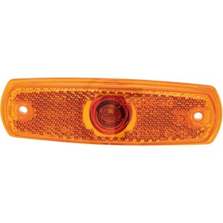 HELLA Zijmarkeringslicht W3W 126 x 38 x 11 mm, oranje, 24 V, inbouw