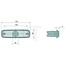 HELLA Seitenmarkierungsleuchte W3W 126 x 38 x 11 mm, orange, 24 V, Einbau - 2PS962964012