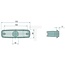 HELLA Side marker light W3W 126 x 38 x 11 mm, orange, 12 V, built-in | 2PS962964031