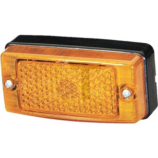 HELLA Zijmarkeringslicht R5W 124 x 61,5 x 43 mm, oranje, 12 / 24 V