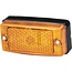 HELLA Zijmarkeringslicht R5W 124 x 61,5 x 43 mm, oranje, 12 / 24 V | 2PS004361001