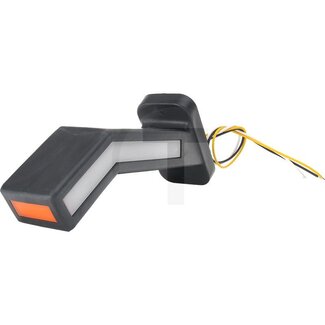 GRANIT LED outline marker light 12 - 24 V, construction parts, long version, left