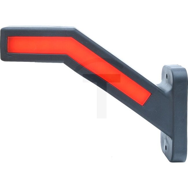 GRANIT LED outline marker light 12 - 24 V, construction parts, long version, left
