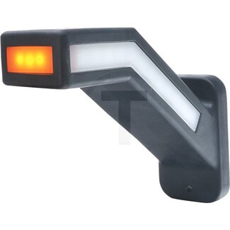 GRANIT LED-Umrissleuchte 12 - 24 V, Anbau, lange Ausführung, rechts