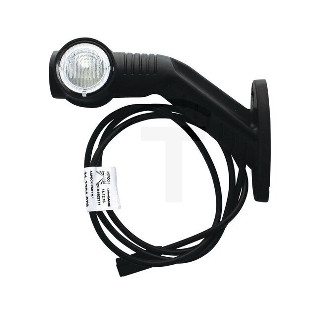 ASPÖCK Lampe Superpoint III LED 24 V, 173 x 104 mm, rot, weiß, orange, links
