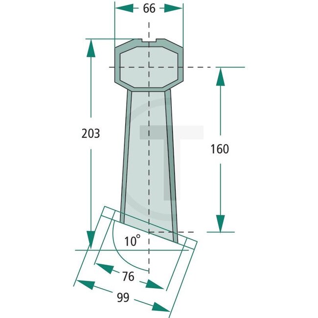 PROPLAST LED contourverlichting Superpoint 24 V, 203 x 99 x 47 mm, rood / wit | 40169004