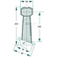 PROPLAST LED-Umrissleuchte Superpoint 24 V, 203 x 99 x 47 mm, rot / weiß | 40169004