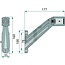 HELLA Breedtelicht LED 24 V rechts, EasyCon, kabellengte 500 mm | 2XS011744101