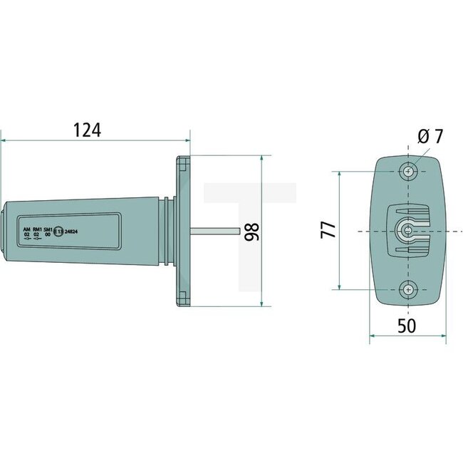 PROPLAST LED outline marker light PRO-SUPER-JET 12 / 24 V, 124 x 98 x 50 mm | 40005304
