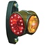 PROPLAST Omtrekverlichting LED, 12 / 24 V, rood, wit, oranje, 67 x 100 mm