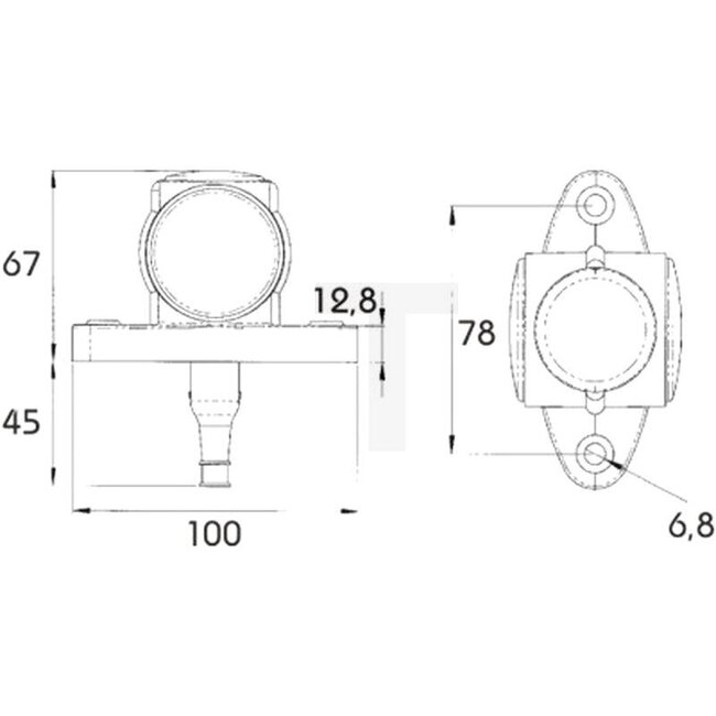 PROPLAST Outline marker light - Bulb: LED