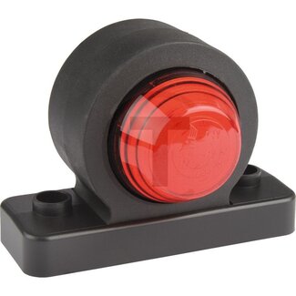 GRANIT Omtrekverlichting links LED rood / wit, 93,5 x 73 mm
