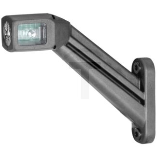 HELLA Umrissleuchte links LED, Flachsteckhülsen, 2 Löcher