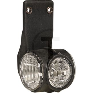 ASPÖCK Lamp Superpoint III LED 24 V, 64 x 104,8 mm, rood, wit, oranje, rechts