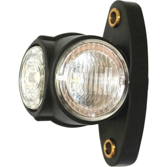 ASPÖCK Lamp Superpoint III LED 24 V, 64 x 98,6 mm, red, white, orange