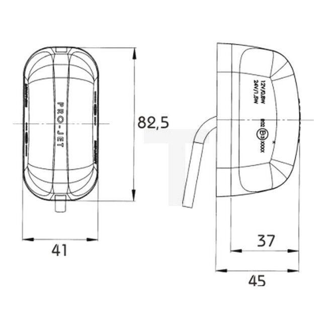 PROPLAST Umrissleuchte - Leuchtmittel: LED - 40001004