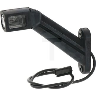 HELLA Umrissleuchte links LED, 12 / 24 V, Quicklink, Loch-Ø 6,5 mm