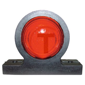 PROPLAST Begrenzungsleuchte BA 15S / R5W rot/weiß, 96 x 72 mm, Anbau