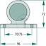 PROPLAST Positionsleuchte rot / weiß - Leuchtmittel: BA 15S / R5W - 40127004