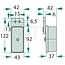 GRANIT Outline marker light 12V5WK / R5W red / white, 42 x 122 x 37 mm | 120007010, 513-1.067