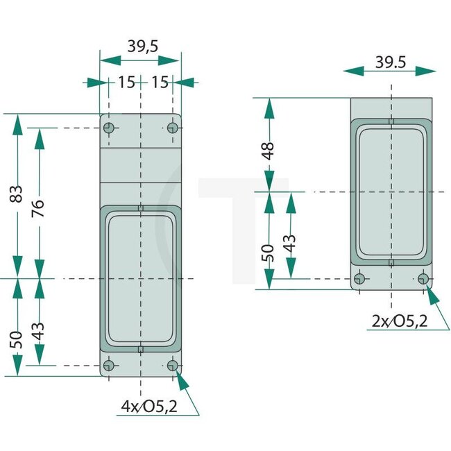 GRANIT Position light Red/white - Bulb: 12 / 24V 5WS / C5W - 50782710051