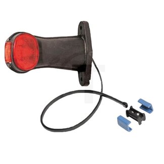 ASPÖCK Leuchte Superpoint II - Version kurz; links / rechts rot/weiß/gelb - Leuchtmittel: 12V4WK / T4W