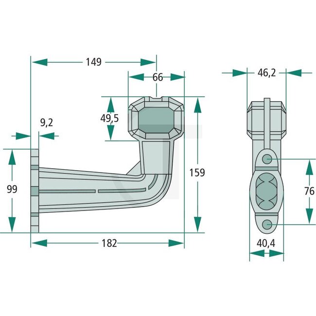 PROPLAST Outline marker light Red/white - Bulb: Including 24V bulbs 12V / 24V4WK / T4W - 40153004