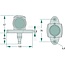 PROPLAST Omtrekverlichting rood / wit / oranje - 50240108004, 40108004 | Lamp: BA 9s / T4W | Kleur: rood, wit, oranje | Breedte: 100 mm