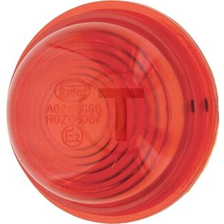 PROPLAST Streuscheibe Lampenglas rot Ø 51 mm