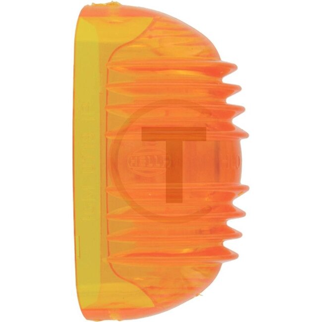HELLA Lens - 4559EL 074484031, 9EL074484031 | Kleur: oranje | Keurmerk: K 12642