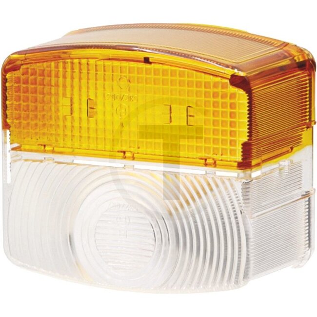 HELLA Lens Left and right, 2 pcs - 4559EL 118614021VE2, 9EL118614-021, 9EL 118 614-021 | Bulb: C5W | Installation location: Left | Nominal voltage: 12 / 24 V | Test mark: E1 53270 | Light function: With indicator light/with position light