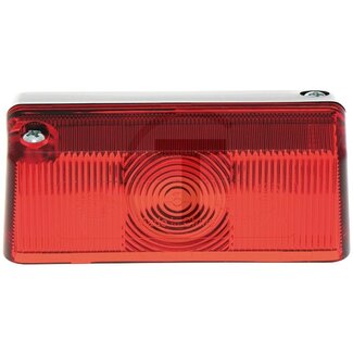 HELLA Glas rot T4W mit Schrauben