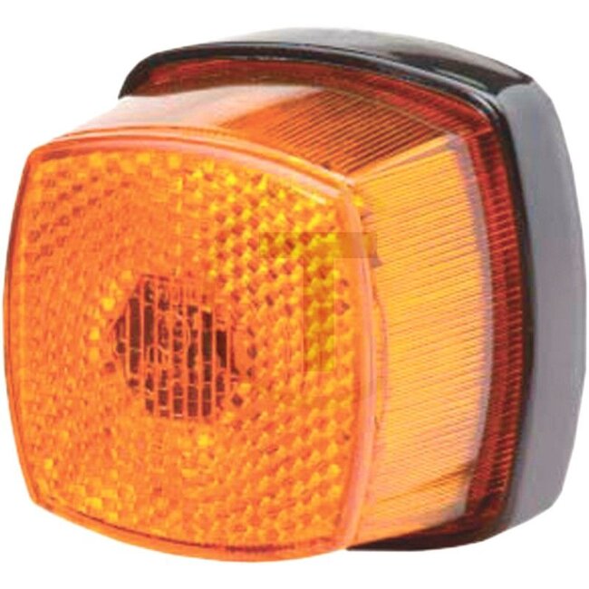 HELLA Zijmarkeringsreflectorlamp - 455VF9EL 357012101, VF9EL357012101 | Kleur: oranje | Aansluiting: 6,3 mm vlakstekker | Breedte: 62 mm