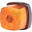 HELLA Zijmarkeringsreflectorlamp orange, 62 x 62 x 45,7 mm, 12 / 24 V | VF9EL357012101