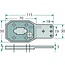 ASPÖCK Holder outline marker light Flexipoint, screw-in thread vertical | 401937001