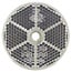 HELLA Reflector rond wit Ø 60 mm, boring Ø 6,0 mm, geschroefd | 8RA002014-241