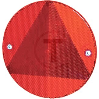 HELLA Reflector Bolted - Colour: Red, Hole Ø: 4.4 mm, Total Ø: 155,8 mm