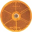 PROPLAST Reflector round orange, Ø 60 mm, bore Ø 6,0 mm