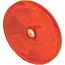 PROPLAST Reflector - Colour: Red, Hole Ø: 6.0 mm, Total Ø: 80 mm