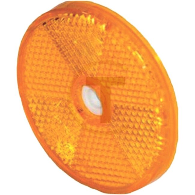PROPLAST Rückstrahler rund orange Ø 60 mm, geschraubt oder geklebt