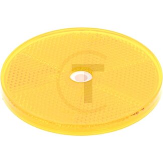 PROPLAST Reflector rond oranje Ø 80 mm, geschroefd of gelijmd