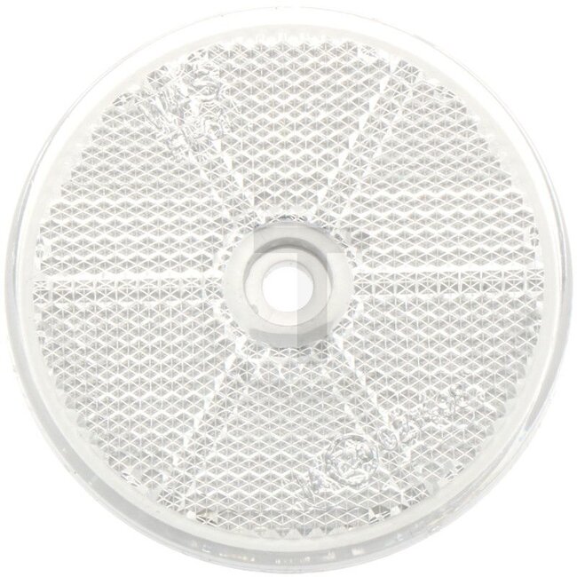Reflector wit, 2 stuks, 2 stuks - 499035930.0003.020, 841, P040.07, 20.20.08 | Kleur: wit | Vorm: rond | Uitvoering: wit, 1 centraal bevestigingsgat, Ø: 60 mm | Montagewijze: geschroefd