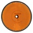 Reflector oranje, 2 stuks, 2 stuks - 499036330.0003.010, 845, 2274012 | Kleur: oranje | Vorm: rond | Uitvoering: oranje, 1 centraal bevestigingsgat, Ø: 85 mm | Montagewijze: geschroefd