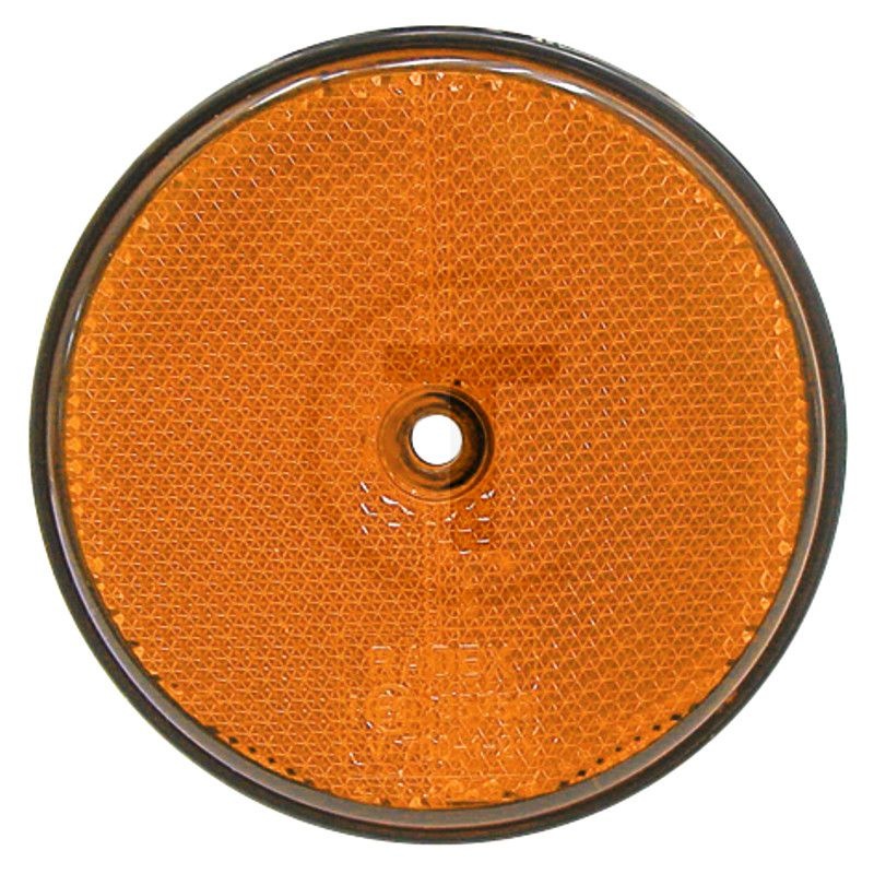 Reflector rond oranje Ø 85 mm - 2 stuks | 30.0003.010, 845, 2274012