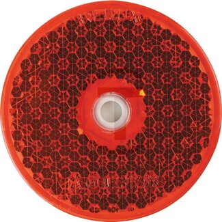 GRANIT Rückstrahler rund rot, Ø 60 mm, Bohrung Ø 6,0 mm - 20 Stück