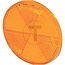 PROPLAST Reflector - Colour: Yellow, Total Ø: 80 mm, Additional information: With self-adhesive film