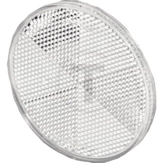 PROPLAST Reflector - Colour: White, Total Ø: 80 mm, Additional information: With self-adhesive film