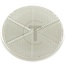 PROPLAST Reflector round white Ø 80 mm, bonded, adhesive film