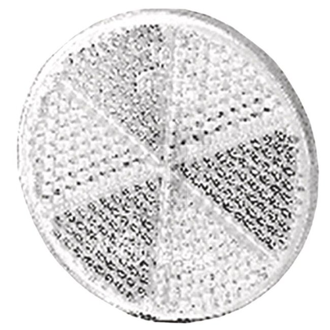 HELLA Rückstrahler - Farbe: weiß, Gesamt-Ø: 60 mm, Zusatzinformationen: 22 cm² wirksame Rückstrahlfläche - 8RA002014291