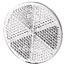 HELLA Reflector rond wit Ø 60 mm, verlijmd, 22 cm² oppervlak | 8RA002014291